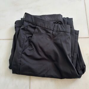 English Laundry Men's Black Dress Trousers